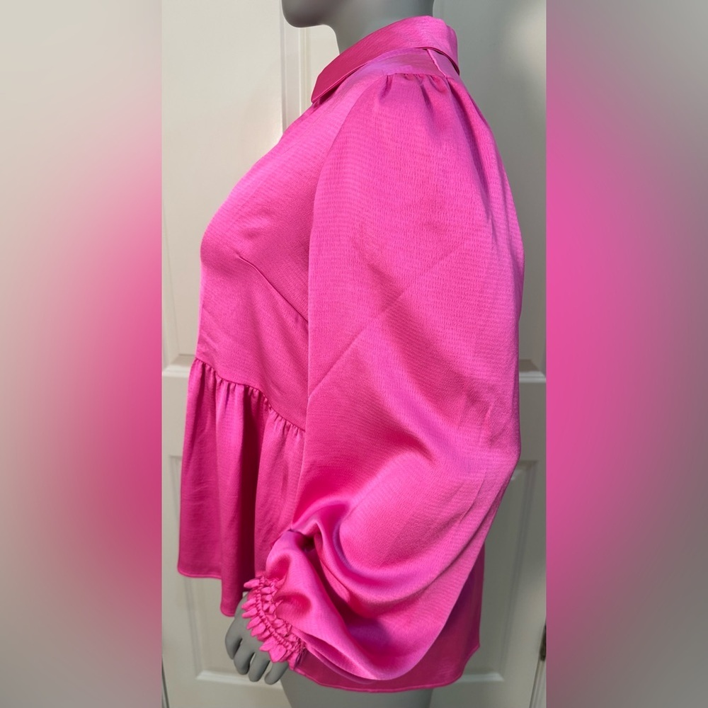 Lilly Pulitzer Jaylen Ruffle blouse size 12 - Picture 7 of 8